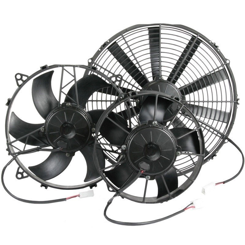 Ventola di Raffreddamento Aspirante 24V SPAL 210mm Consumo 2.5-3A