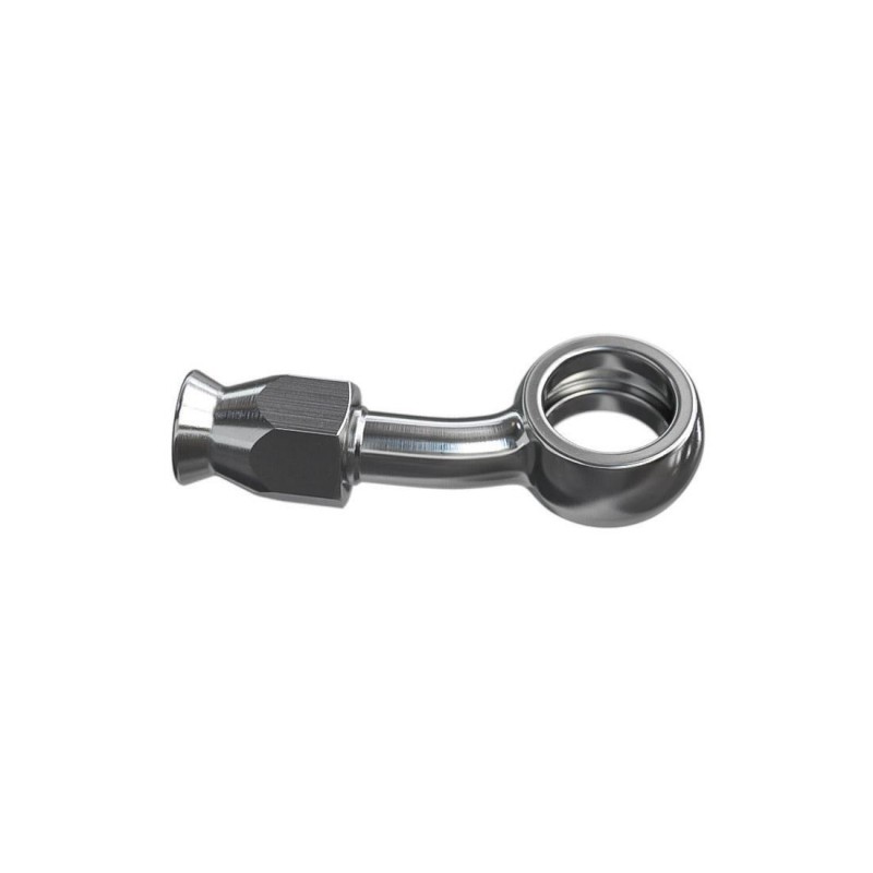 Raccordo Occhio 20° Laterale Freni Riutilizzabile AN3 7/16"(11.2mm) Zincato