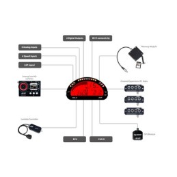 Dash Logger MXL 2 con modulo GPS