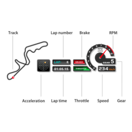 SmartyCam GP HD 2.2 67° + Cavo CAN
