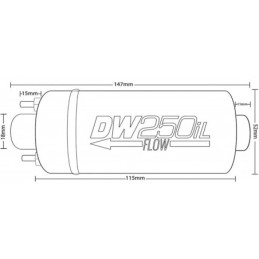 Pompa carburante DW250iL - 250 l/h E85