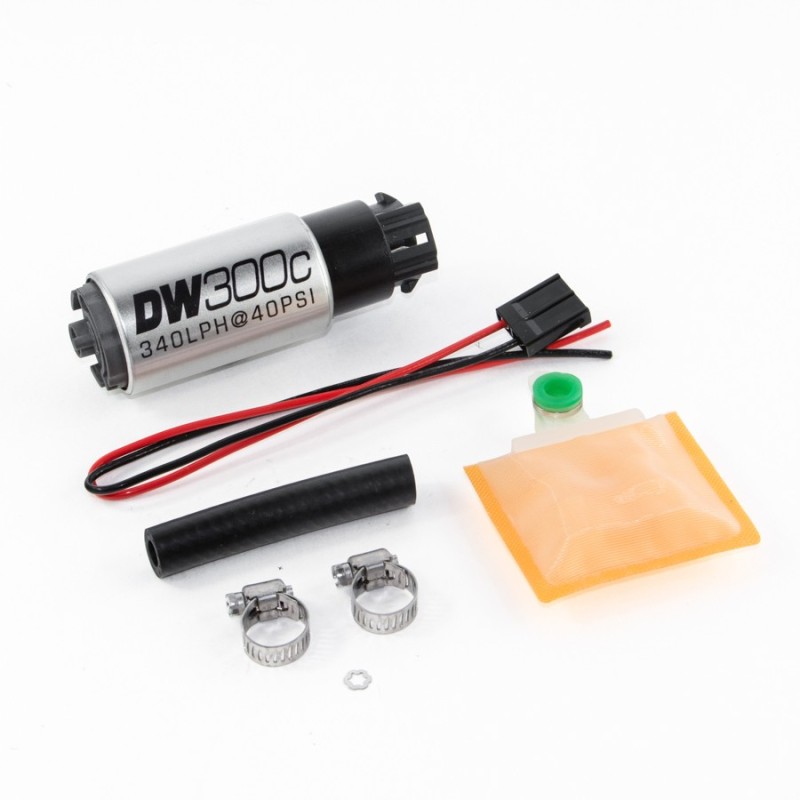 Pompa carburante DW300C 340 l/h E85 kit di installazione universale con clip Pompa carburante DW300C 340 l/h E85 kit di installazione universale con clip