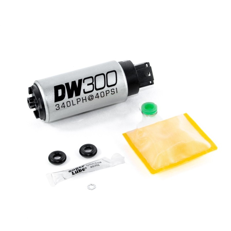 Pompa carburante DW300 340 l/h E85 per Lancer Evo 8 e 9, Mitsubishi Eclipse 4WD (95-98) Pompa carburante DW300 340 l/h E85 per Lancer Evo 8 e 9, Mitsubishi Eclipse 4WD (95-98)