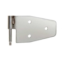 Set di cerniere per porta in acciaio inox