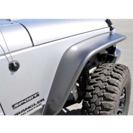 Parafanghi anteriori in acciaio con copertura standard Crusher