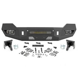 Paraurti anteriore in acciaio con luci LED