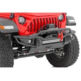 Paraurti anteriore tubolare con skid plate e luci LED