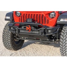 Paraurti anteriore tubolare con skid plate e luci LED