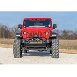 Paraurti anteriore tubolare con skid plate e luci LED