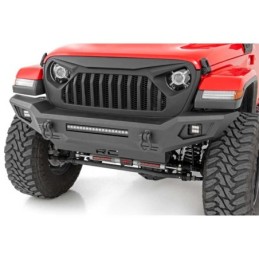 Paraurti anteriore tubolare con skid plate e luci LED full