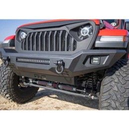 Paraurti anteriore tubolare con skid plate e luci LED full