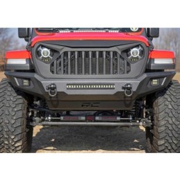 Paraurti anteriore tubolare con skid plate e luci LED full