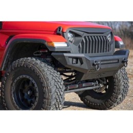 Paraurti anteriore tubolare con skid plate e luci LED full