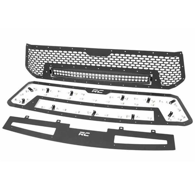 Griglia a rete con barra luminosa a LED da 30" a doppia fila Black Series Griglia a rete con barra luminosa a LED da 30" a doppia fila Black Series