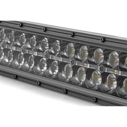 Barra luminosa a LED da 20" a doppia fila bianca DRL spot/floot Black Series