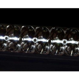 Barra luminosa a LED da 20" a doppia fila bianca DRL spot/floot Black Series