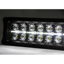 Barra luminosa a LED 54 "doppia fila bianca curva DRL spot/flood Black Series