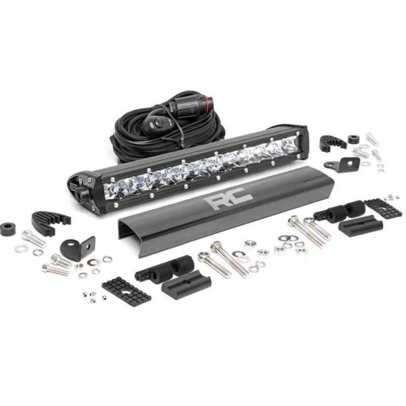 Barra luminosa a LED da 12" a fila singola Spot Chrome Series
