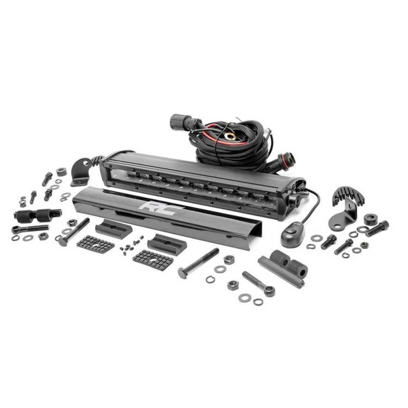 Barra luminosa a LED da 12" spot a fila singola Black Series Barra luminosa a LED da 12" spot a fila singola Black Series