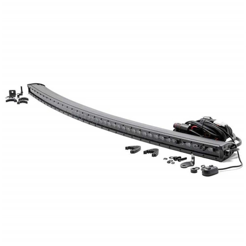 Barra luminosa a LED da 50" spot curvo a fila singola Black Series