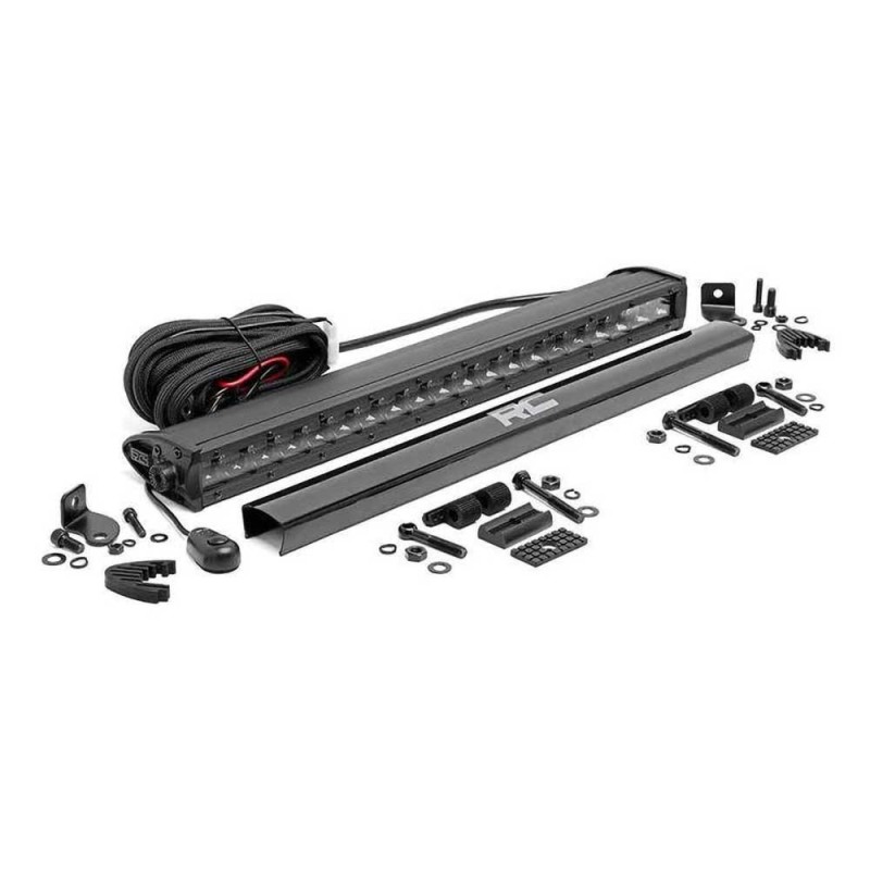 Barra luminosa a LED da 20" spot a fila singola Black Series Barra luminosa a LED da 20" spot a fila singola Black Series