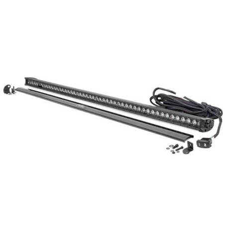 Barra luminosa a LED da 50 "singola fila bianca DRL spot Black Series