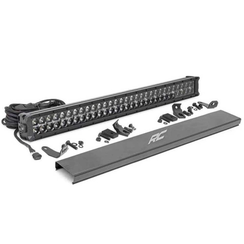Barra luminosa a LED da 30" a doppia fila bianca DRL spot/flood Black Series Barra luminosa a LED da 30" a doppia fila bianca DRL spot/flood Black Series