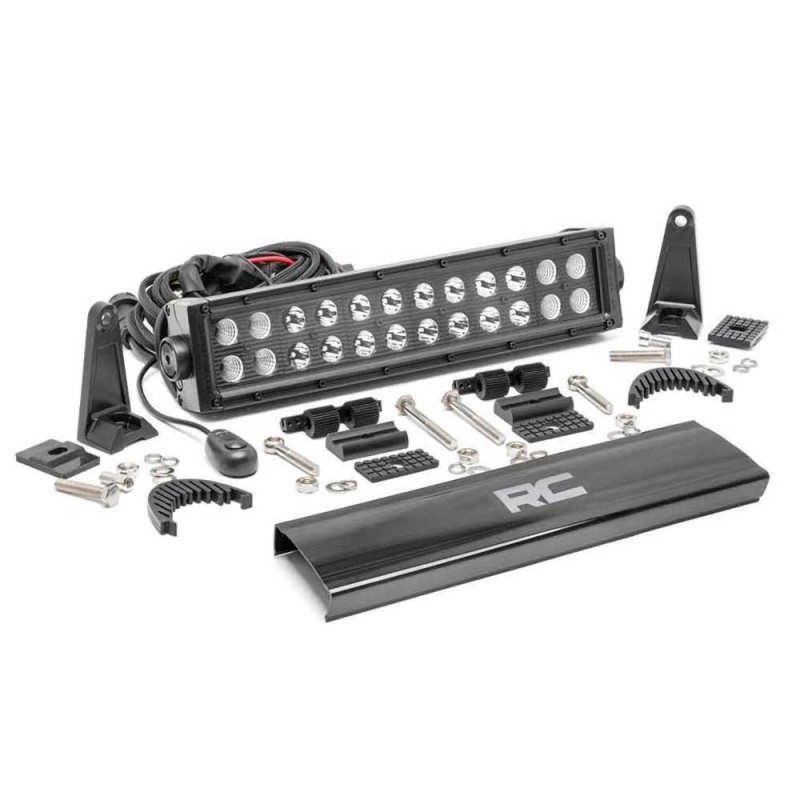 Barra luminosa a LED 12" a doppia fila spot/flood Black Series Barra luminosa a LED 12" a doppia fila spot/flood Black Series