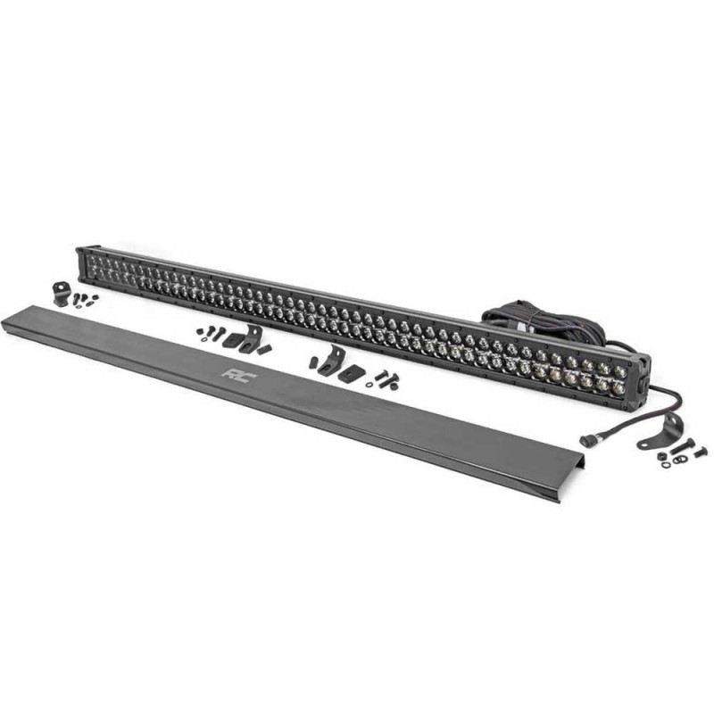 Barra luminosa a LED da 50" a doppia fila bianca DRL spot/flood Black Series Barra luminosa a LED da 50" a doppia fila bianca DRL spot/flood Black Series