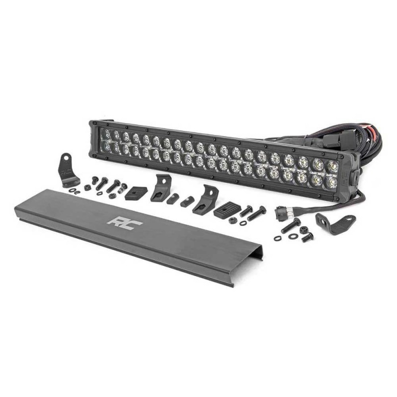 Barra luminosa a LED da 20" a doppia fila ambra DRL spot/flood Barra luminosa a LED da 20" a doppia fila ambra DRL spot/flood