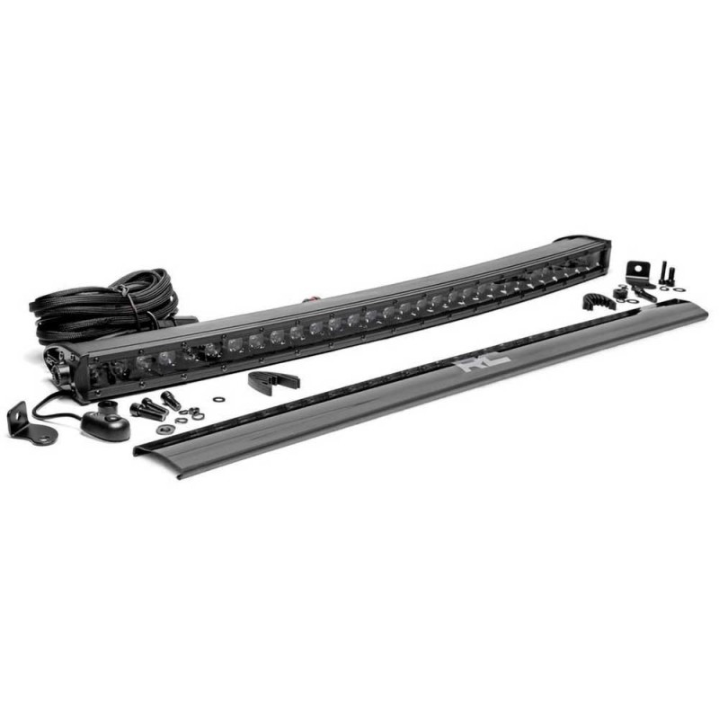 Barra luminosa a LED da 30" spot curvo a fila singola Black Series Barra luminosa a LED da 30" spot curvo a fila singola Black Series