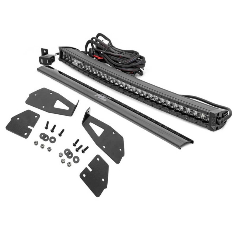 Kit griglia nascosta a LED barra luminosa 30" Bianco DRL Black Series Kit griglia nascosta a LED barra luminosa 30" Bianco DRL Black Series