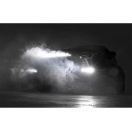 Kit griglia nascosta a LED barra luminosa 30" Bianco DRL Black Series