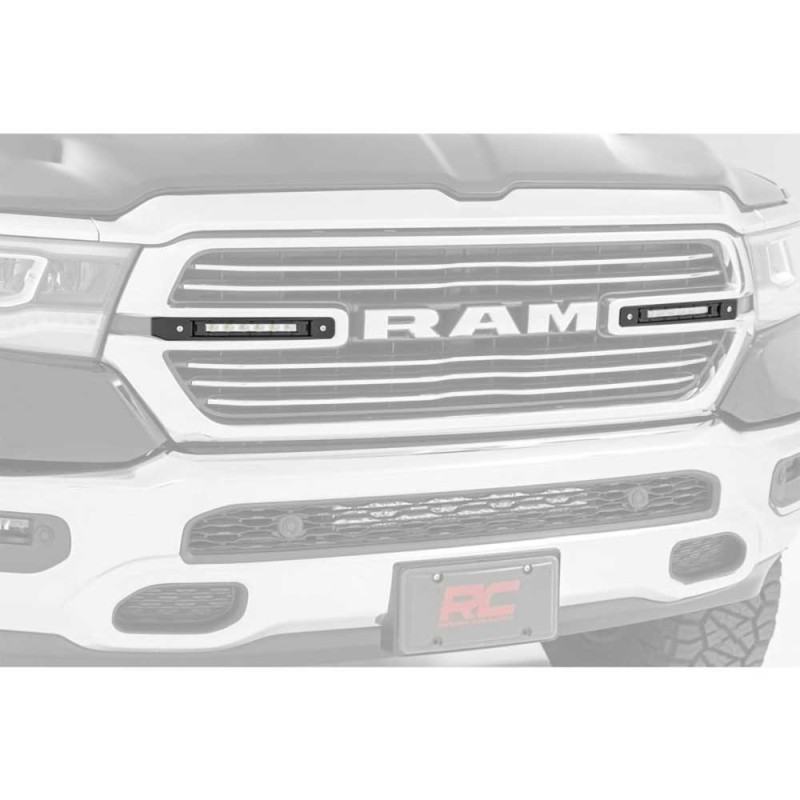 Kit doppia griglia LED 6" Chrome Series