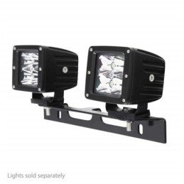 Supporto luce targa