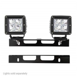 Supporto luce targa