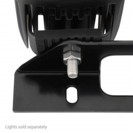 Supporto luce targa
