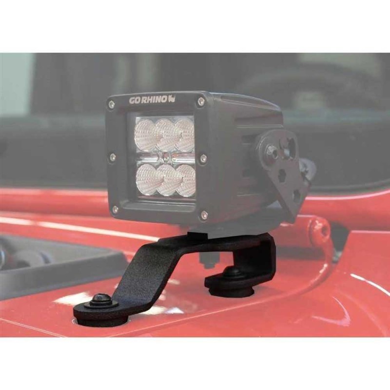 Supporti per parabrezza per un LED 3x3" Single Cube Supporti per parabrezza per un LED 3x3" Single Cube
