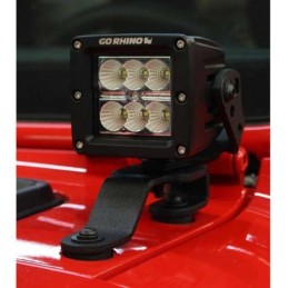 Supporti per parabrezza per un LED 3x3" Single Cube