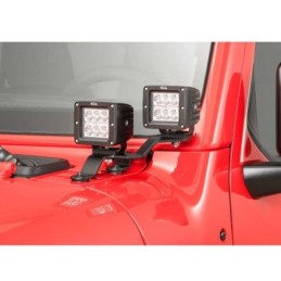 Montaggio sul parabrezza per un LED 3x3" Dual Cube