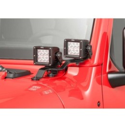 Montaggio sul parabrezza per un LED 3x3" Dual Cube
