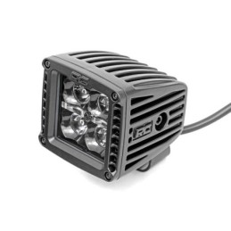 Luci LED Cree quadrate da 2" con kit DRL ambra Black Series
