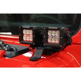 Supporti per parabrezza per un LED 3x3" Dual Cube