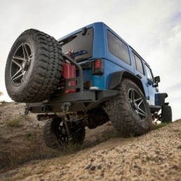 Paraurti posteriore in acciaio con portapneumatico XRC Atlas