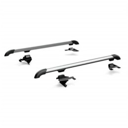 Kit guide principali per portapacchi argento Nebo