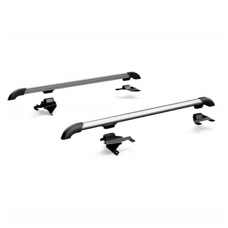 Kit guide principali per portapacchi argento Nebo