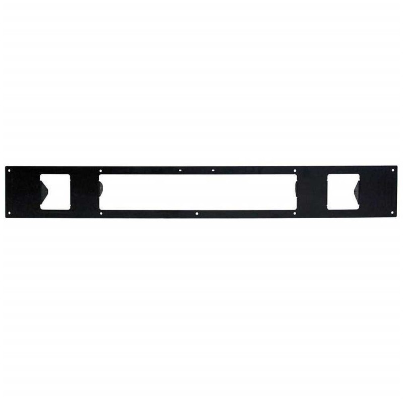 Piastra frontale per due barre luminose Cube LED 3x3" e 20" per portapacchi SRM100