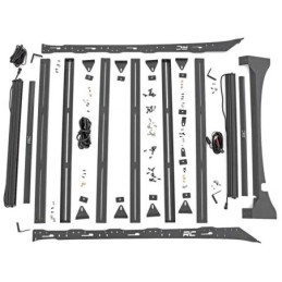 Sistema portapacchi con barra luminosa a LED anteriore e posteriore 40"