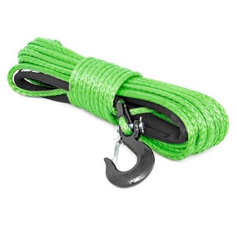Corda sintetica per verricello verde 16000 lbs Corda sintetica per verricello verde 16000 lbs