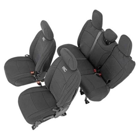 Set coprisella in neoprene nero